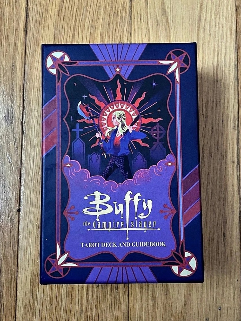 Buffy the Vampire Slayer Tarot Card Deck and Guidebook by Casey Gilly Open Box